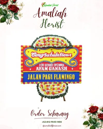 Bunga Papan Congratulation di Mendut